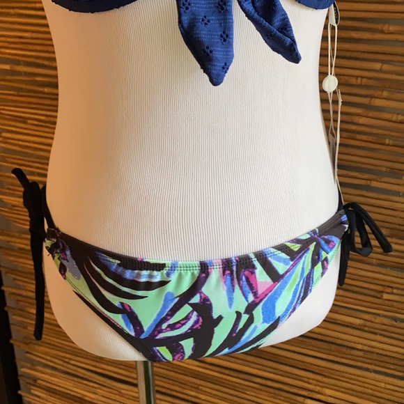 NWT Bikini String Tie Bottoms 2 Mix & Match Multi Colors By Next Sun Protection - Picture 8 of 11